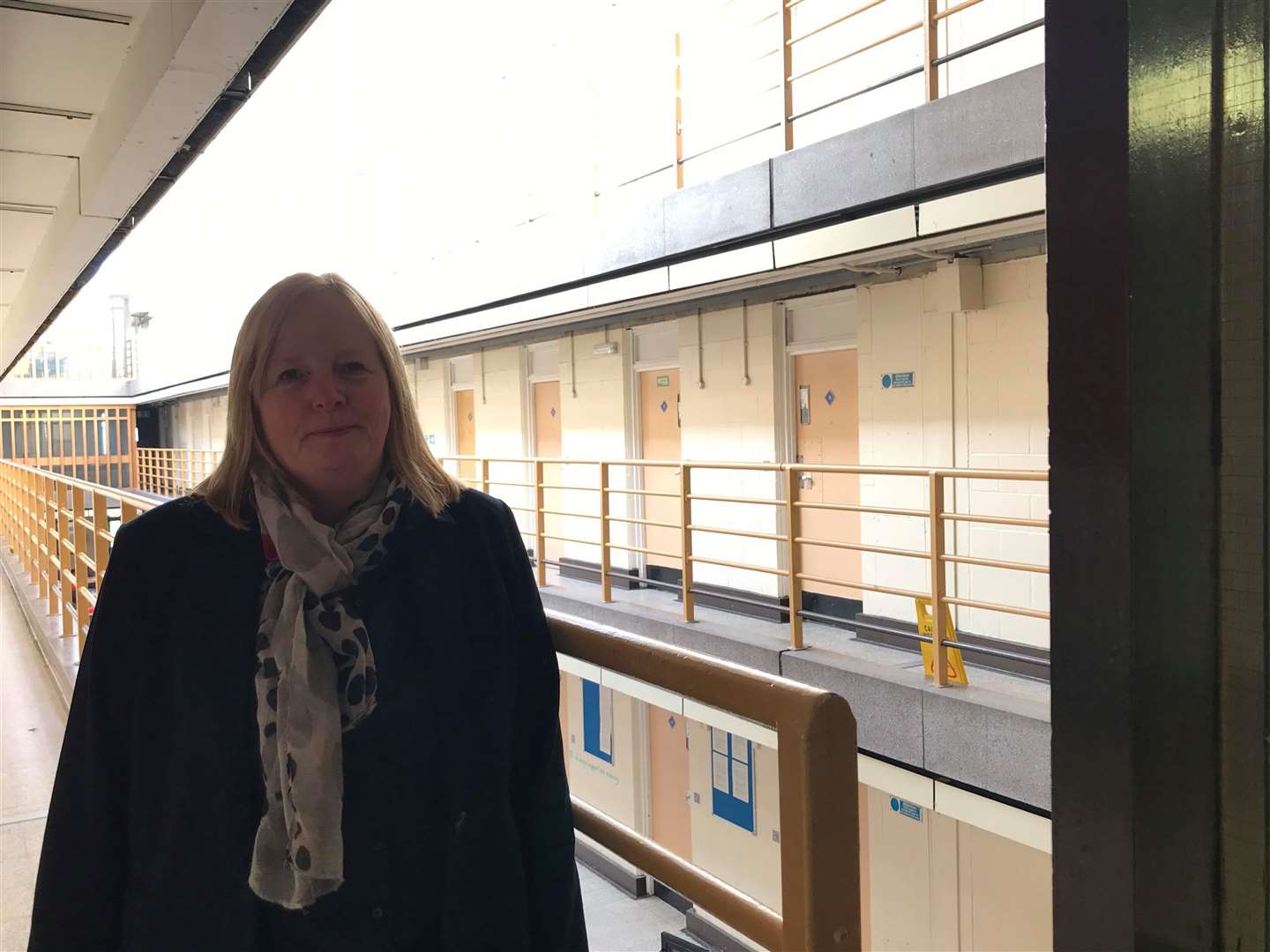 Maidstone prison governor Dawn Mauldon, pictured at Standford Hill Prison on Sheppey