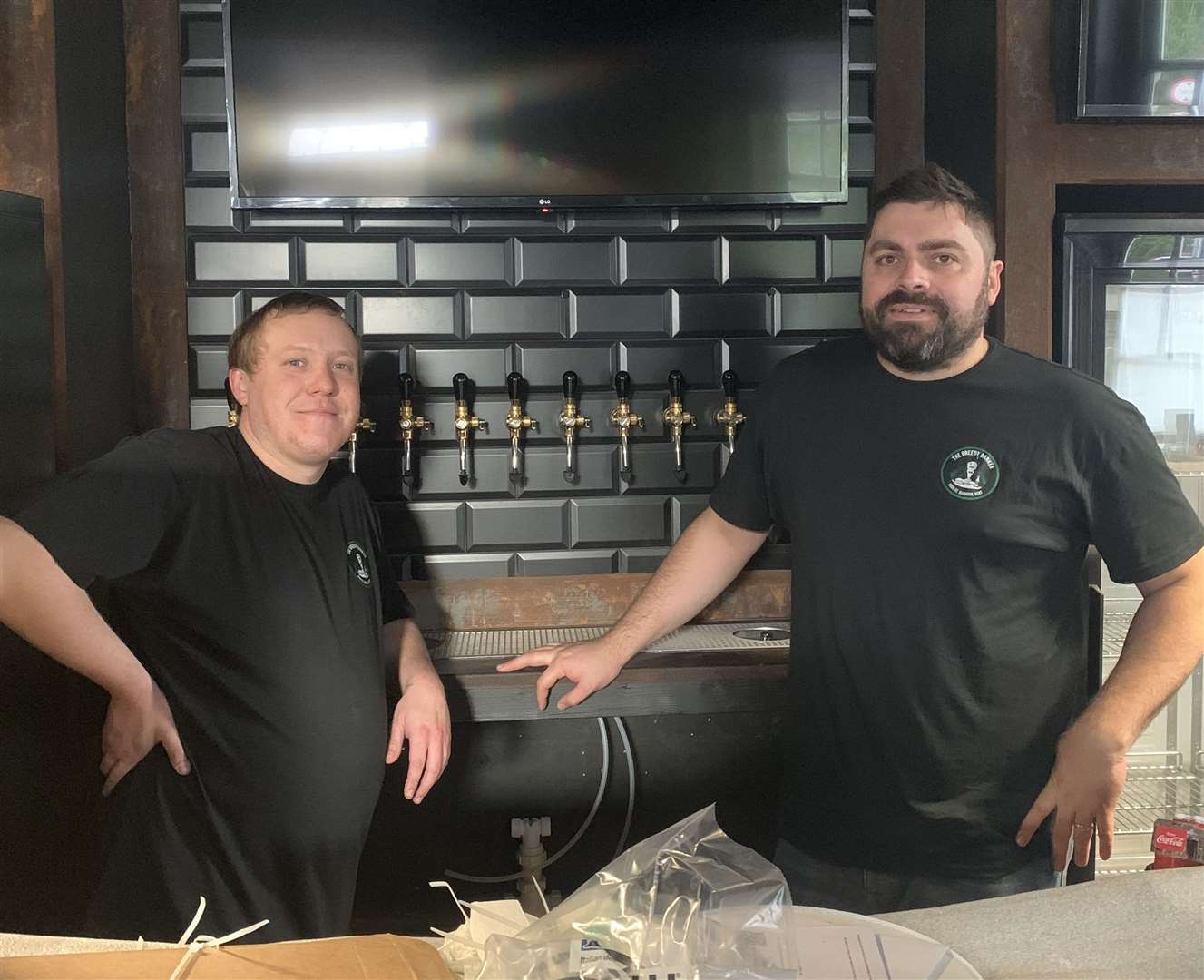 Tom Mudge and Jamie Clark get set to open their Rainham pub