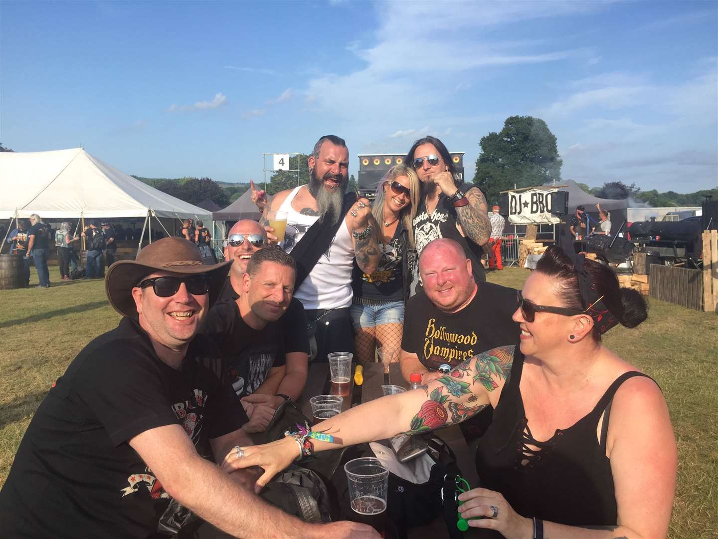 This gang of rockers from various parts of the south east were looking forwards to Black Stone Cherry
