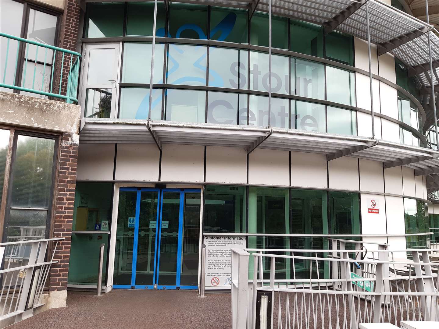 How the Stour Centre entrance currently looks