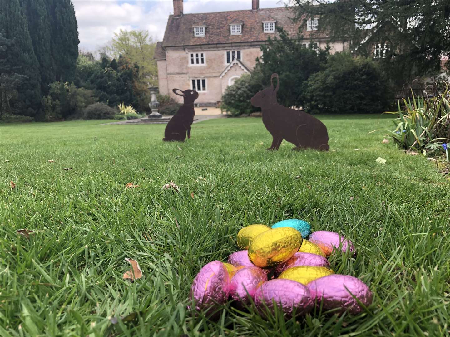 Hunt the bunnies this Easter at Great Comp Garden
