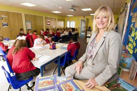 Principal Annie Donaldson at Richmond Primary School, Sheerness