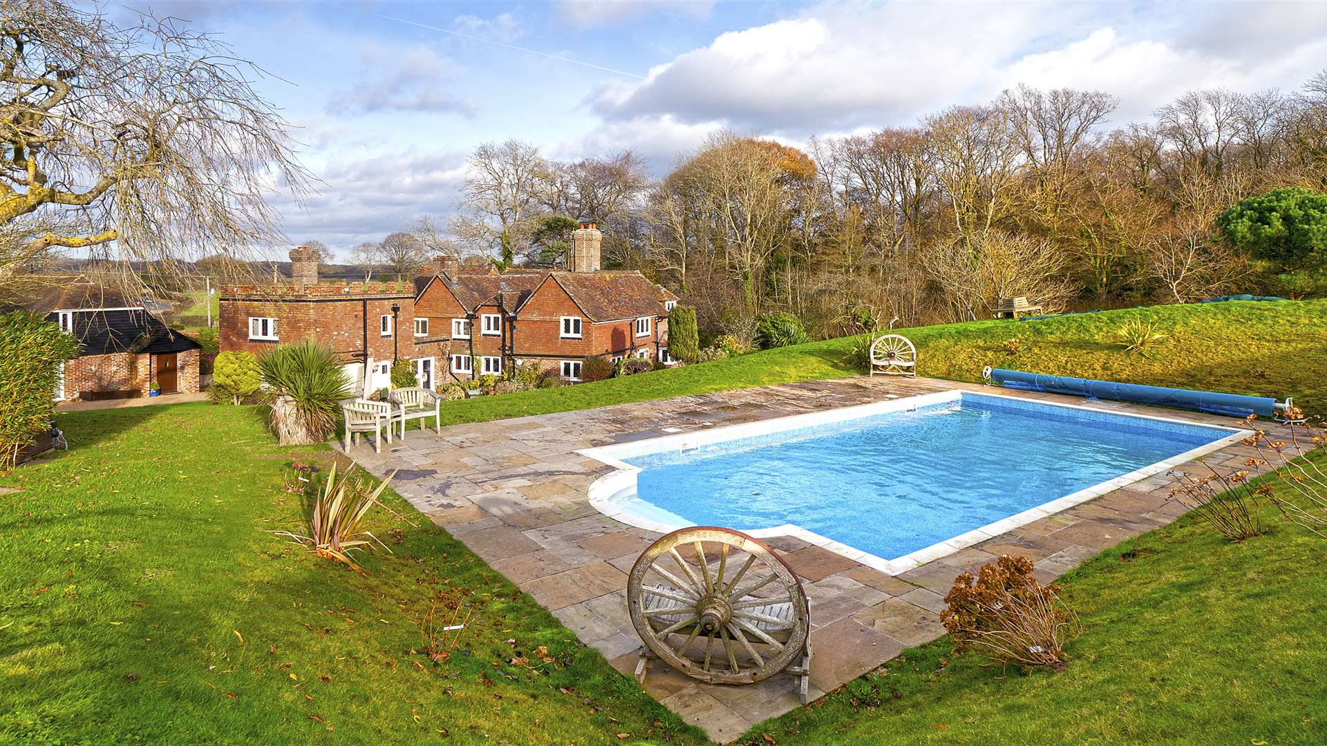 The pool, Bench Hill House, Woodchurch