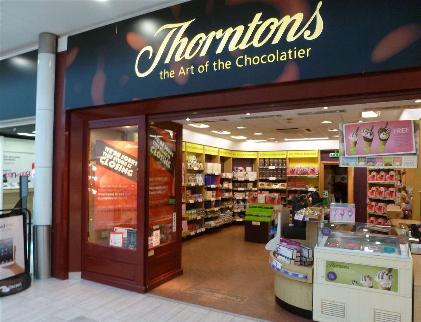 Thorntons left County Square in 2013