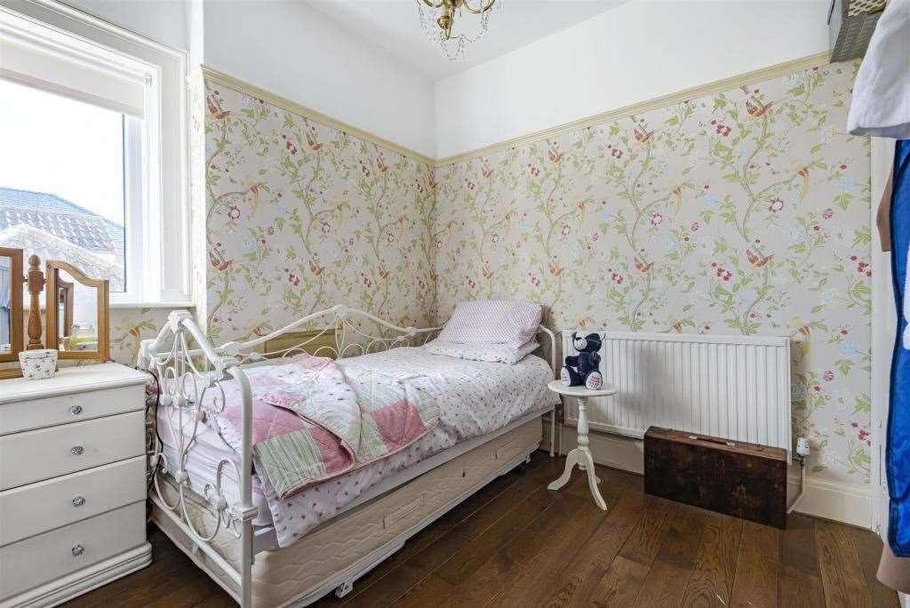 Two further bedrooms can be found on the second floor of the house. Picture: Christopher Hodgson