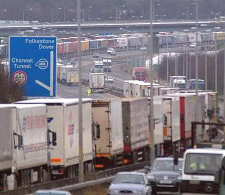 Plans for a lorry park to put an end to Operation Stack have been shelved for a year.