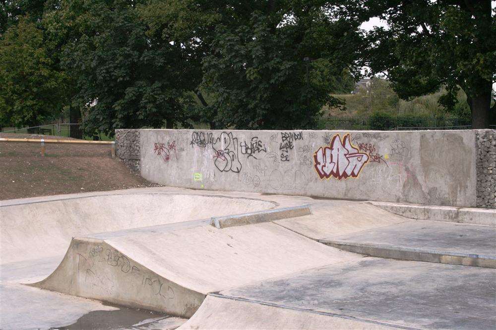 Skatepark in Ordnance Road, Gravesend