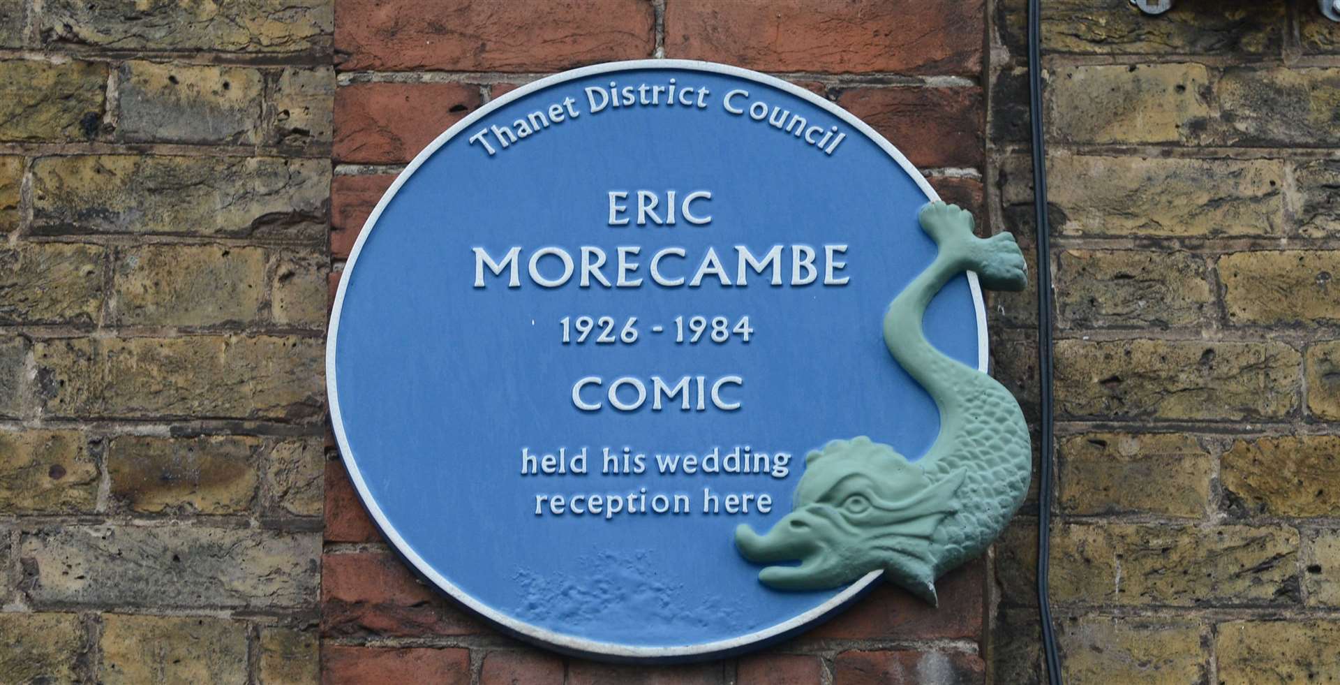 A plaque to Eric Morecambe at The Bulls Head, Market Square Picture: Gary Browne