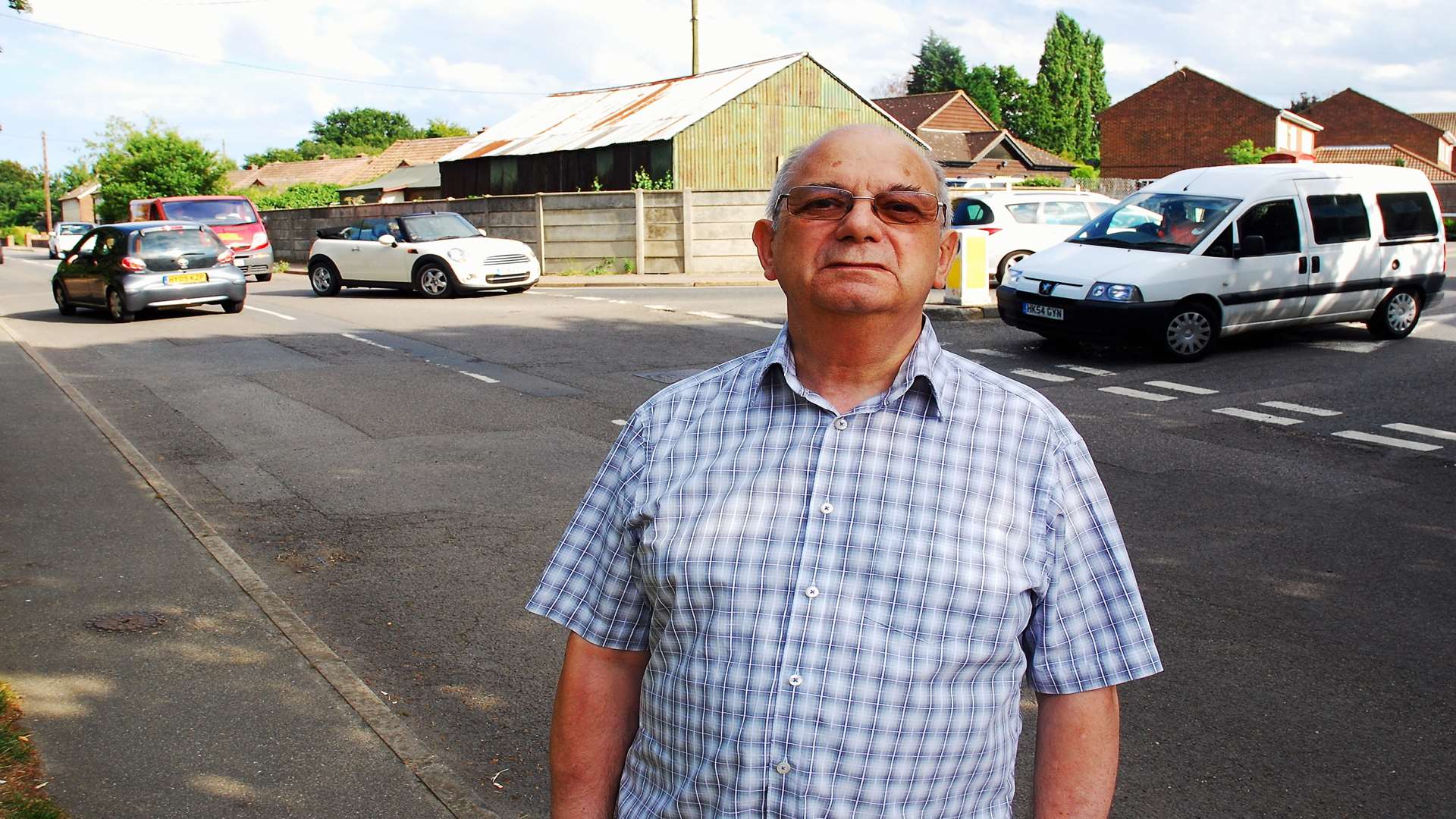 Alan Holden says the village will be cut in two