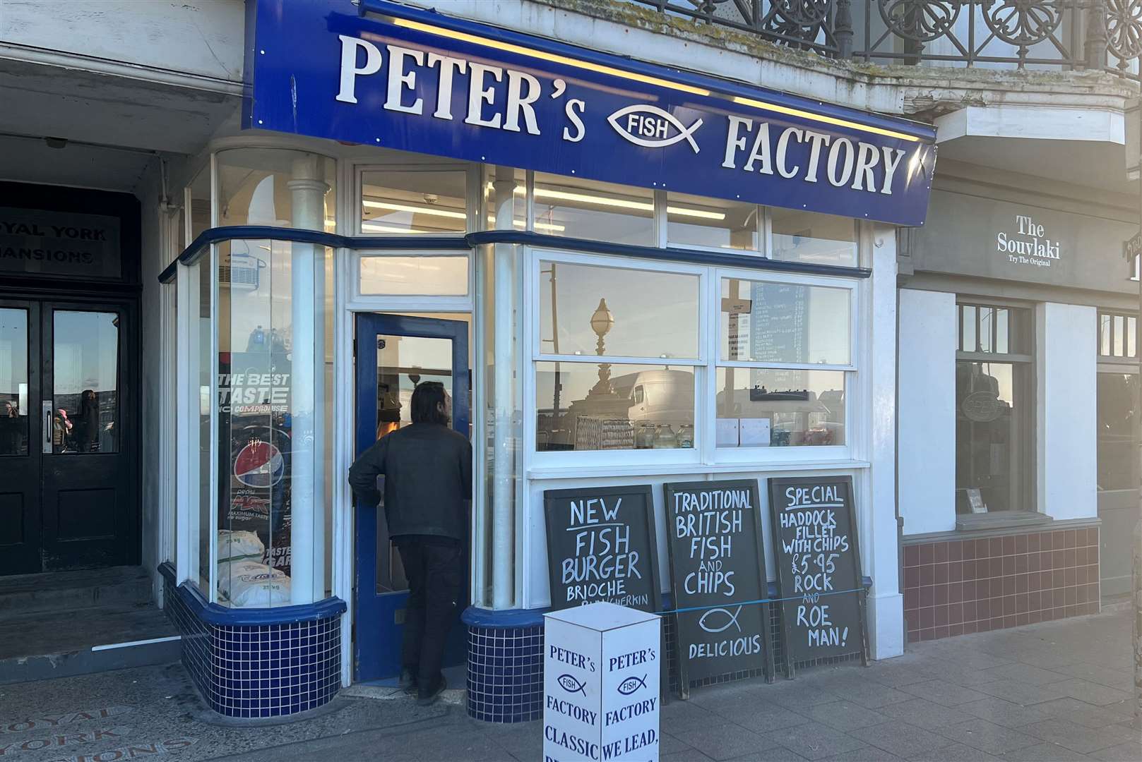 Peter's Fish Factory got a surprise mention during the show