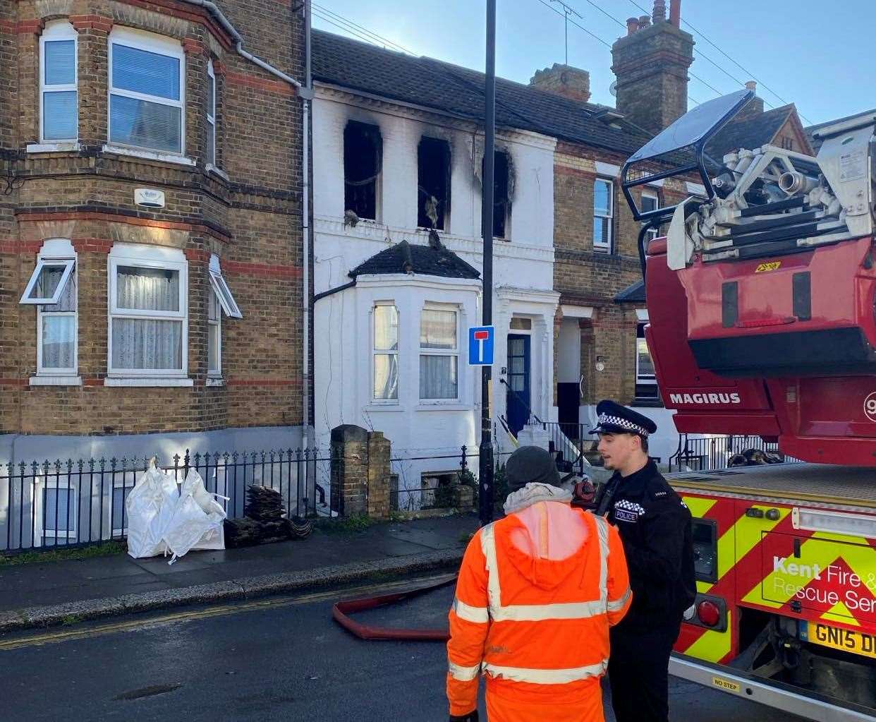 Brenda and Ray's Herne Bay home was destroyed in the fire. Picture: Tracey Powell