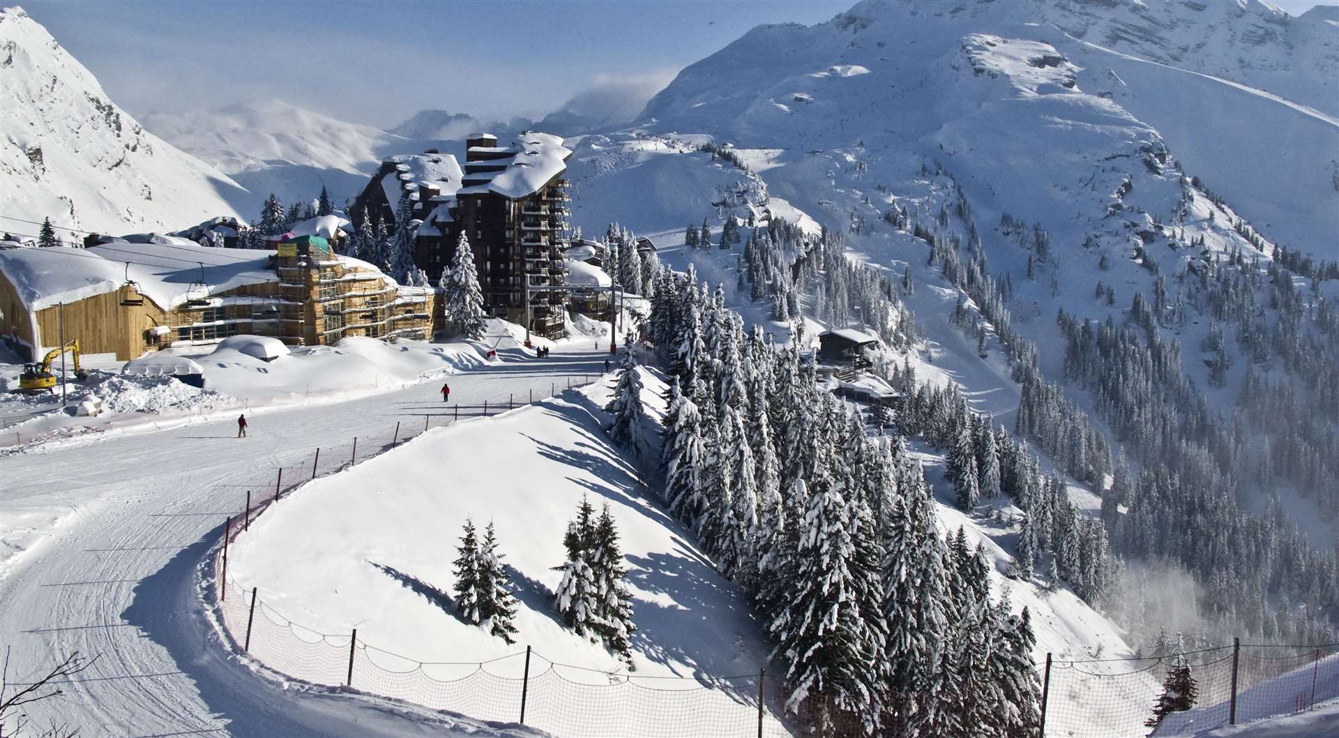 You can take in some of the most breathtaking panoramic scenery of the Alps in Avoriaz.