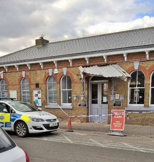 Walmer Train Station where the incident happened