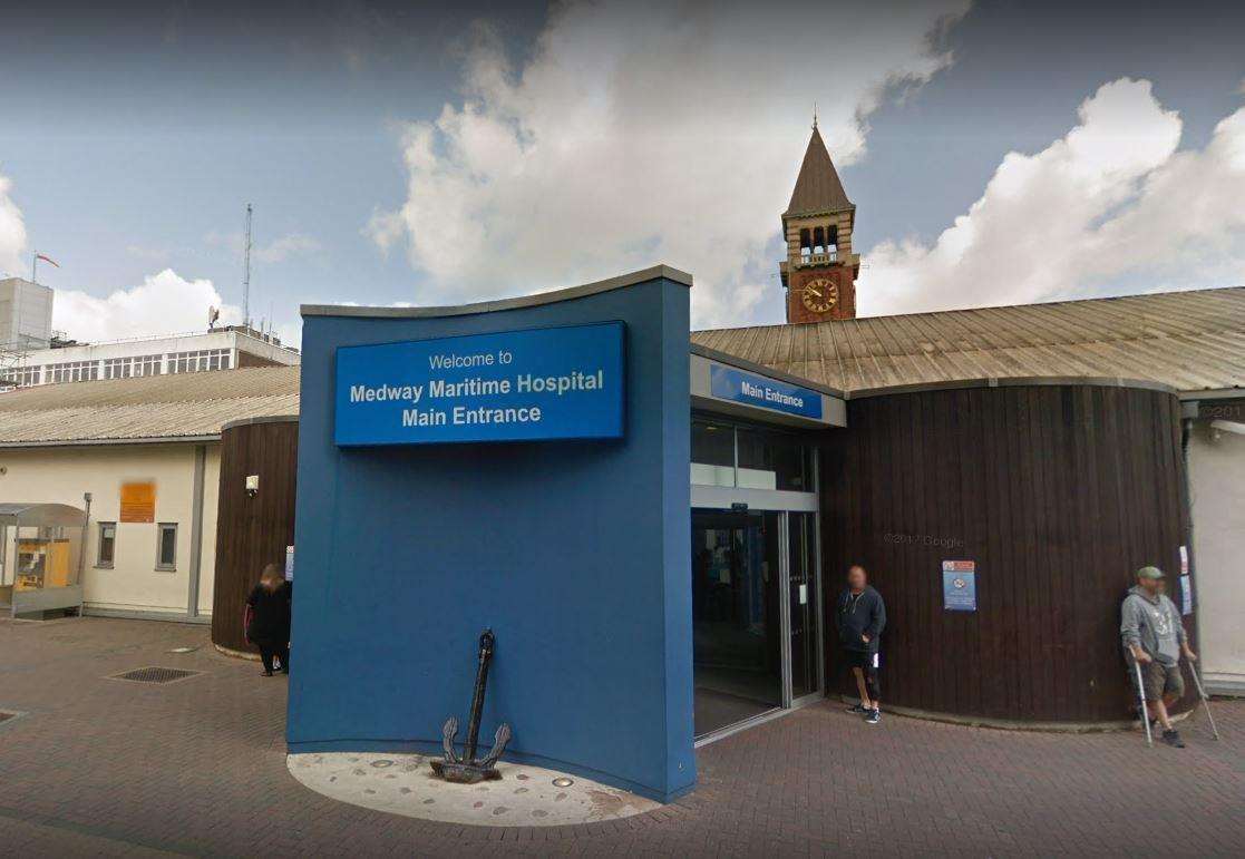 Medway Martime Hospital. Picture: Google Street View