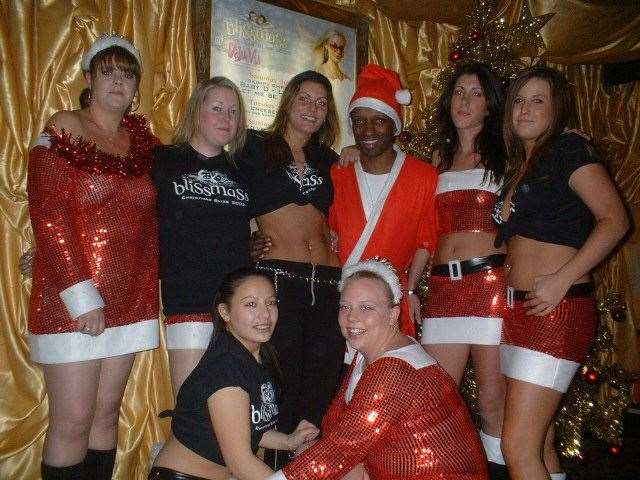 Staff at Swanley's Deja Vu Nightclub preparing for the 2002 Christmas party season. Picture: Deja Vu