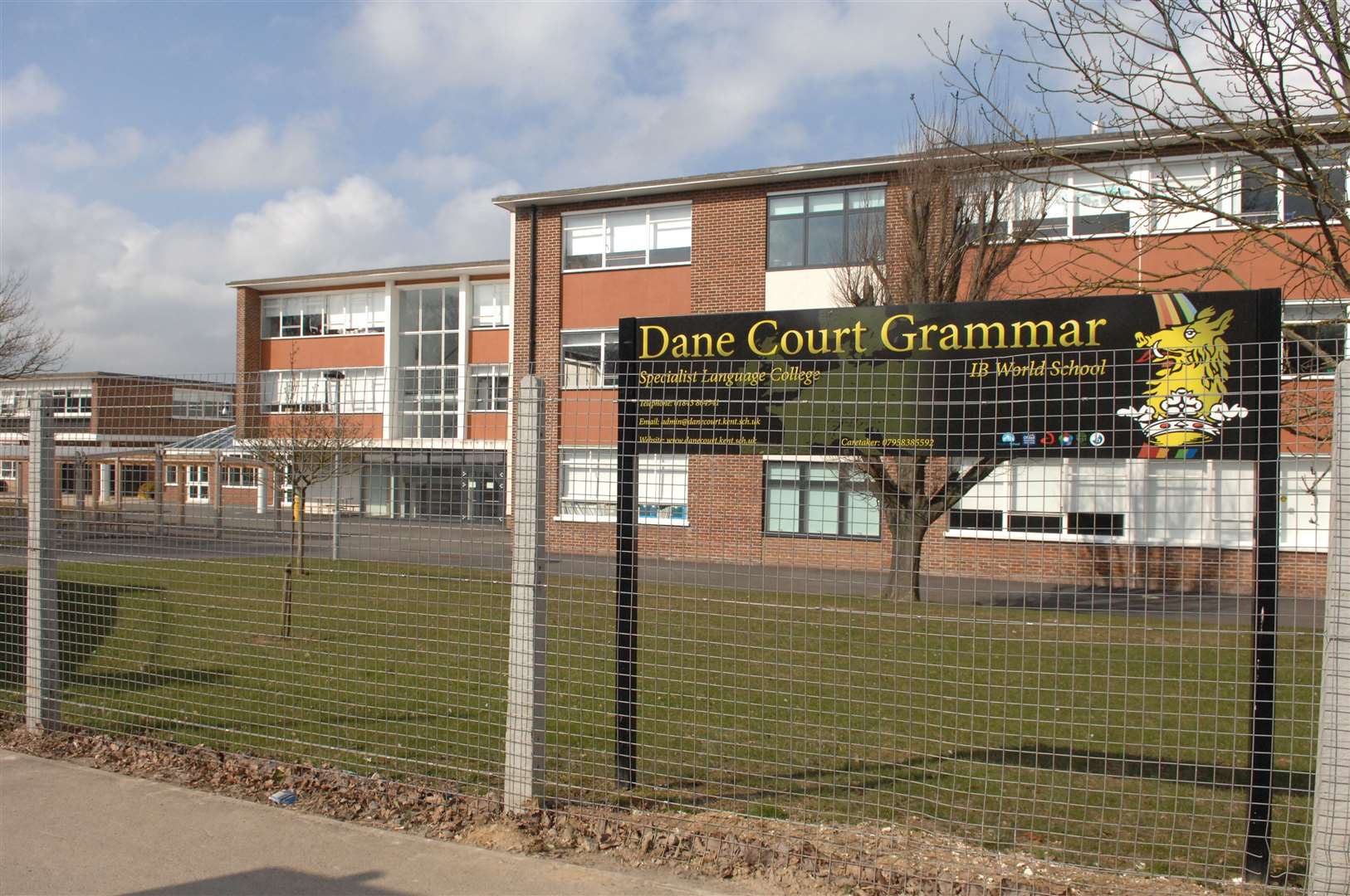 Dane Court Grammar School, Broadstairs. Picture: Chris Davey