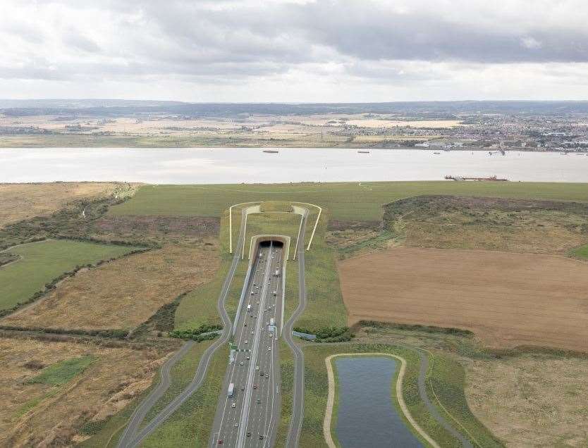 The proposed Lower Thames Crossing. Picture: National Highways