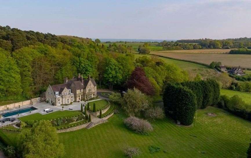 The property is surrounded by Kentish countryside. Picture: Savills