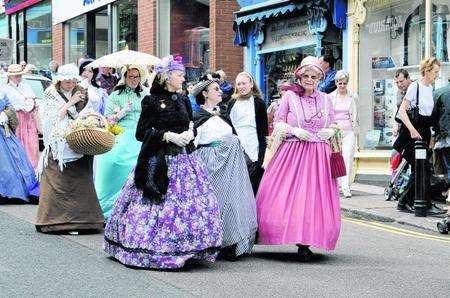 Dickens Festival parade, Broadstairs