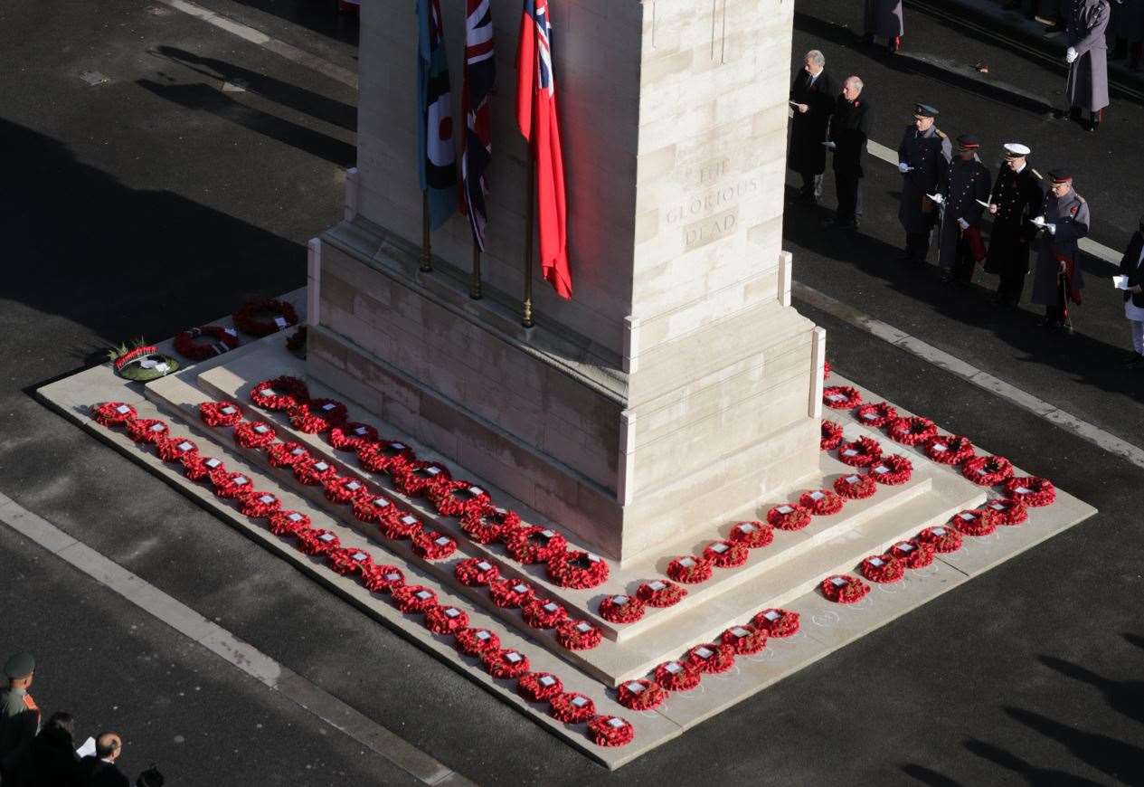 The event will take place at the Cenotaph war memorial in Whitehall