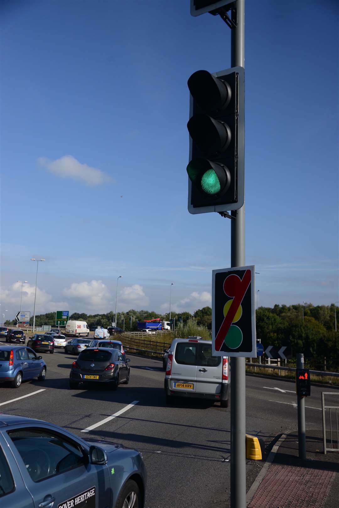 Junction 10 traffic lights are now operating properly again