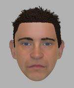 e-fit of man who reportedly attacked a woman in a West Malling park