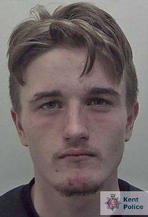 Robbie Murray was jailed after leading police on a dangerous chase lasting almost an hour. Picture: Kent Police