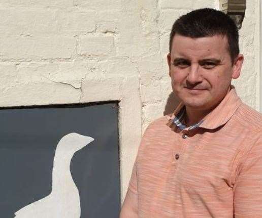 Ex-P&O chef Ian Burford from Deal has been thrown a life-life by the owners of the Goose on the Green cafe in Walmer