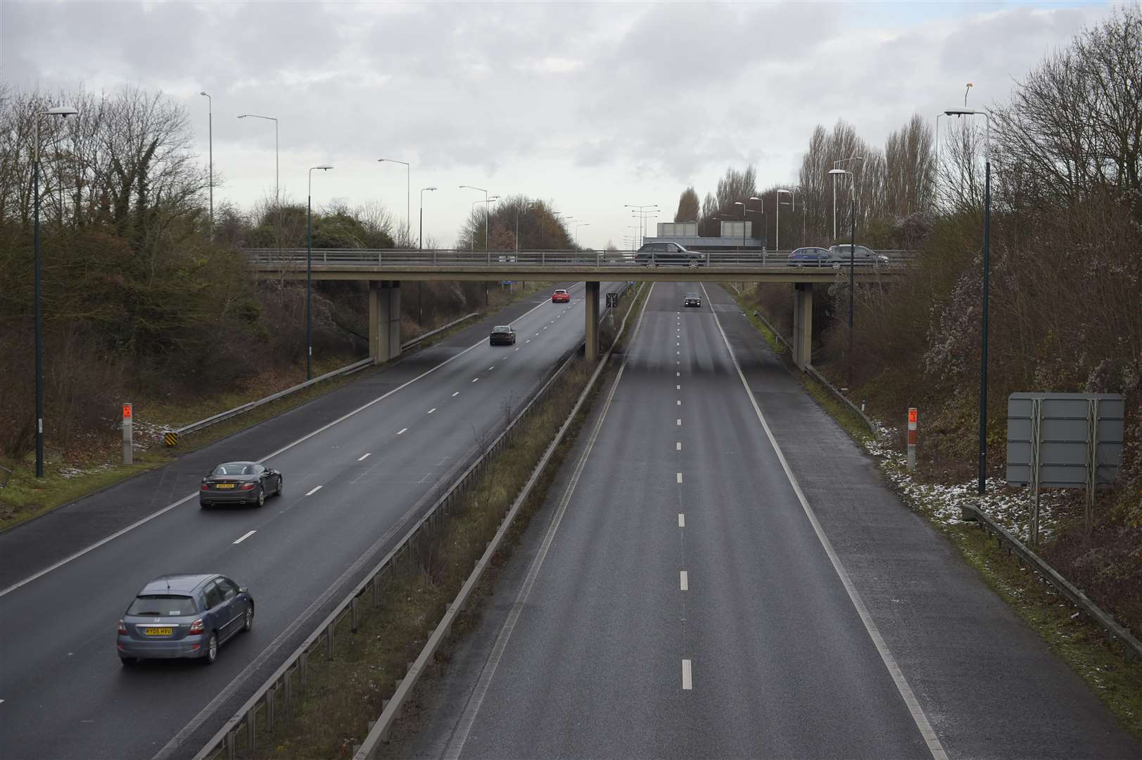 Part of the A299 by Brenley Corner will be shut overnight. Picture: Tony Flashman
