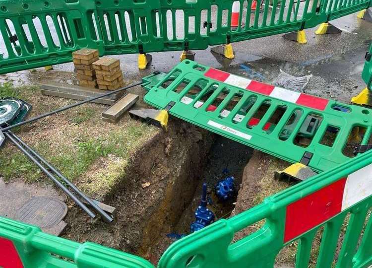 Southern Water says it is still addressing the problem but doesn't know when it will be fixed. Picture: Joe Crossley