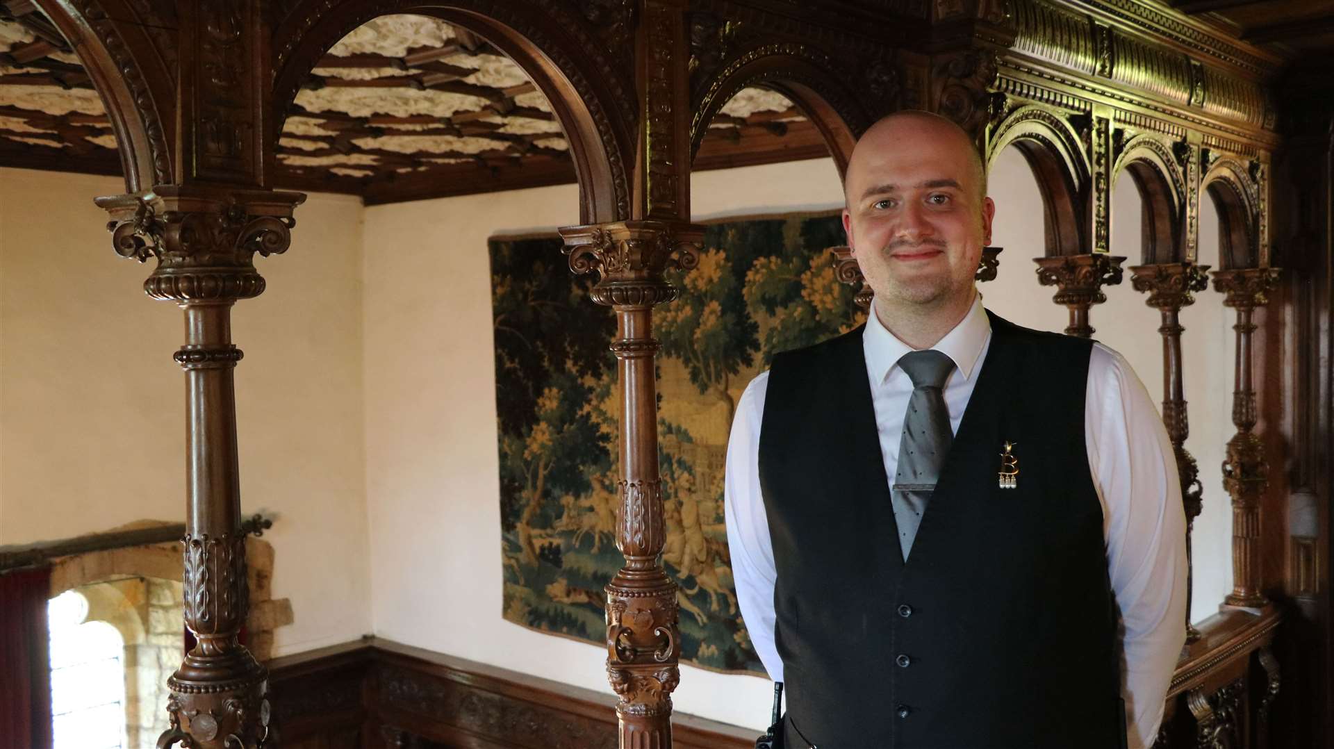 Dr Owen Emmerson, Hever Castle supervisor