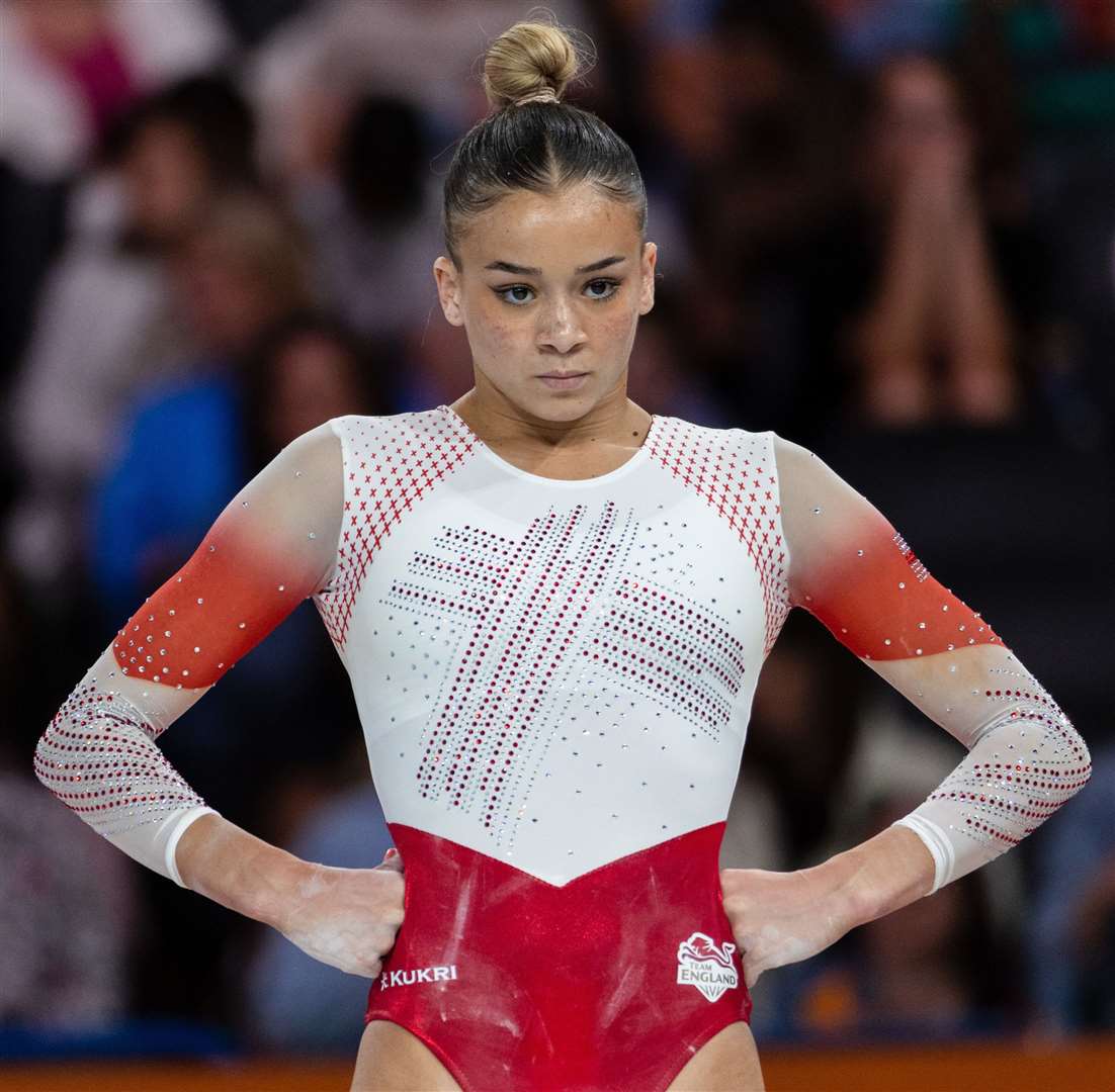 Gymnast Georgia-Mae Fenton struck gold earlier this year at the Commonwealth Games in Birmingham and will be looking to repeat her home heroics at the Worlds next month. Picture: Team England