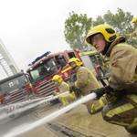 Kent Fire and Rescue Service firefighters