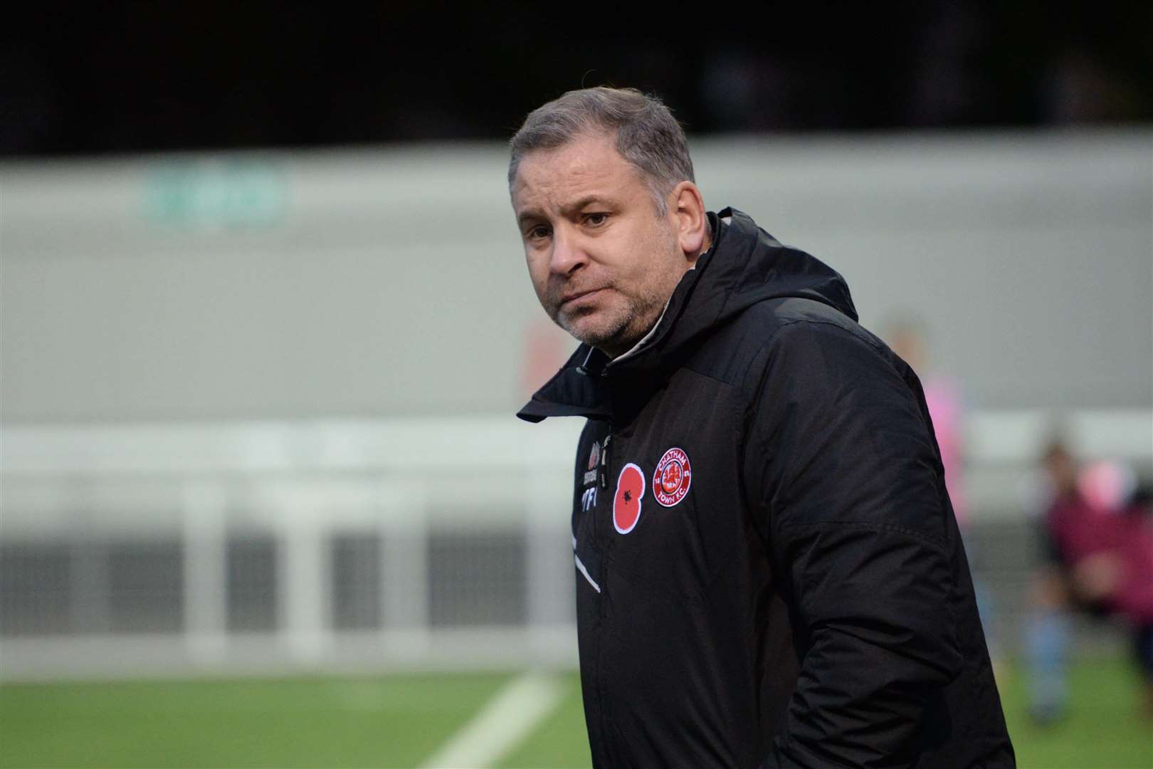 Chatham Town manager Kevin Hake has been delighted with their progress at a higher level. Picture: Chris Davey