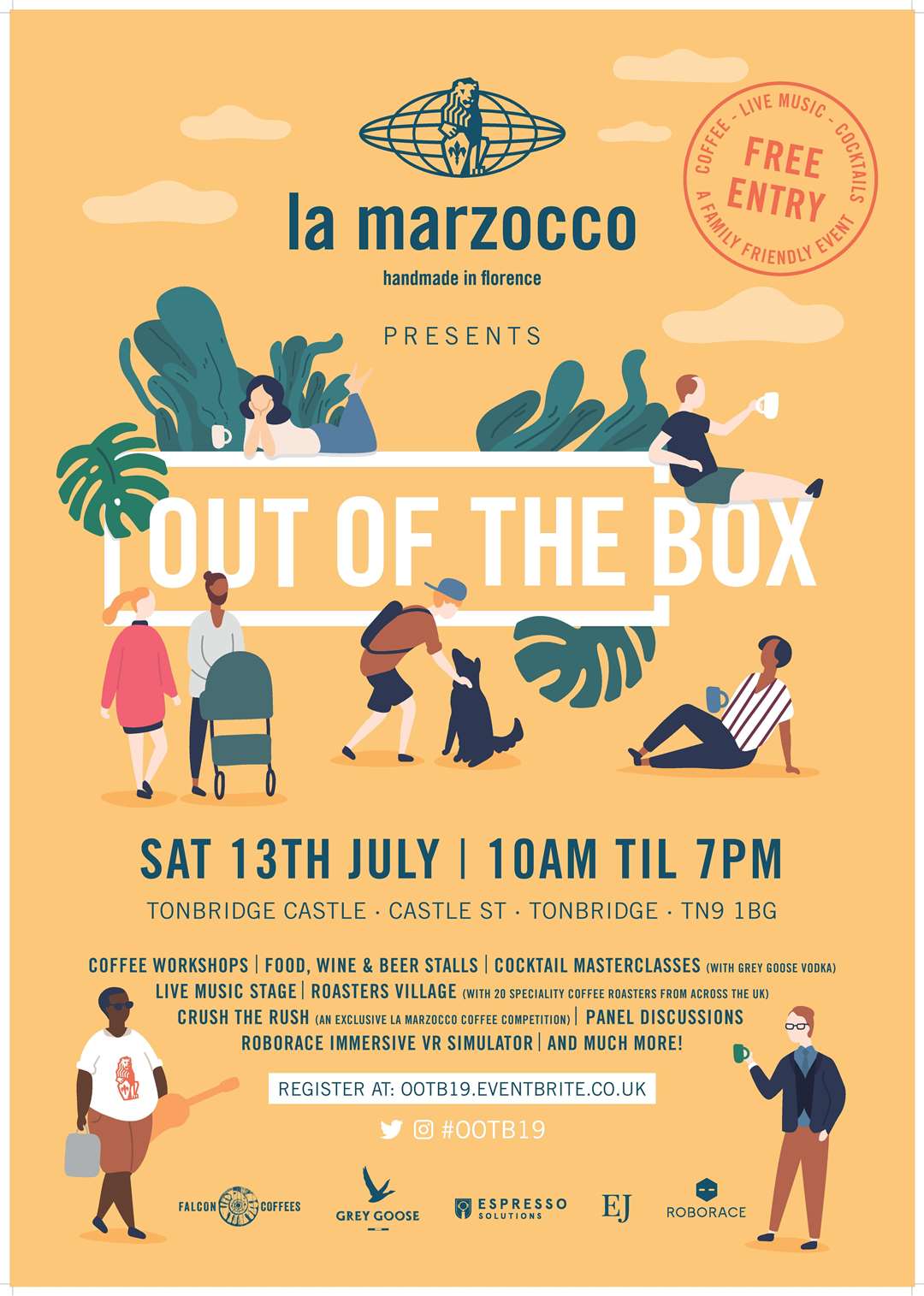 There are so many different things to see and do at La Marzocco's Out of the Box Coffee Festival!