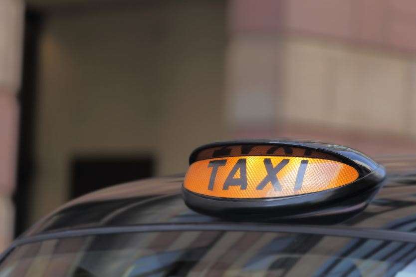 The taxi driver prevented the scam. Stock image.
