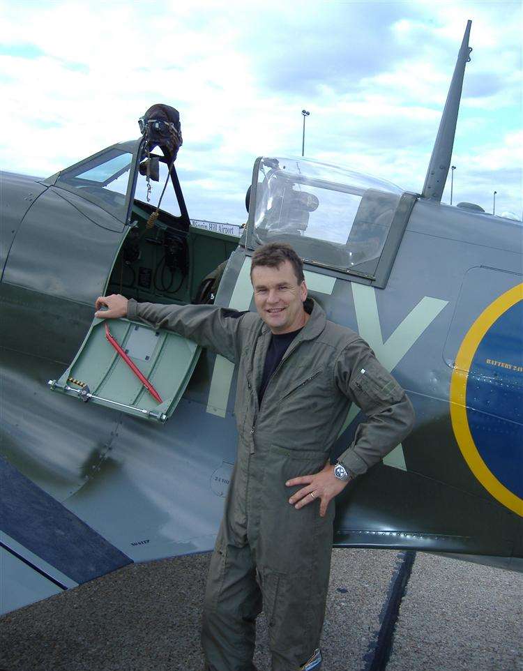 Peter Monk, pilot from Pembury