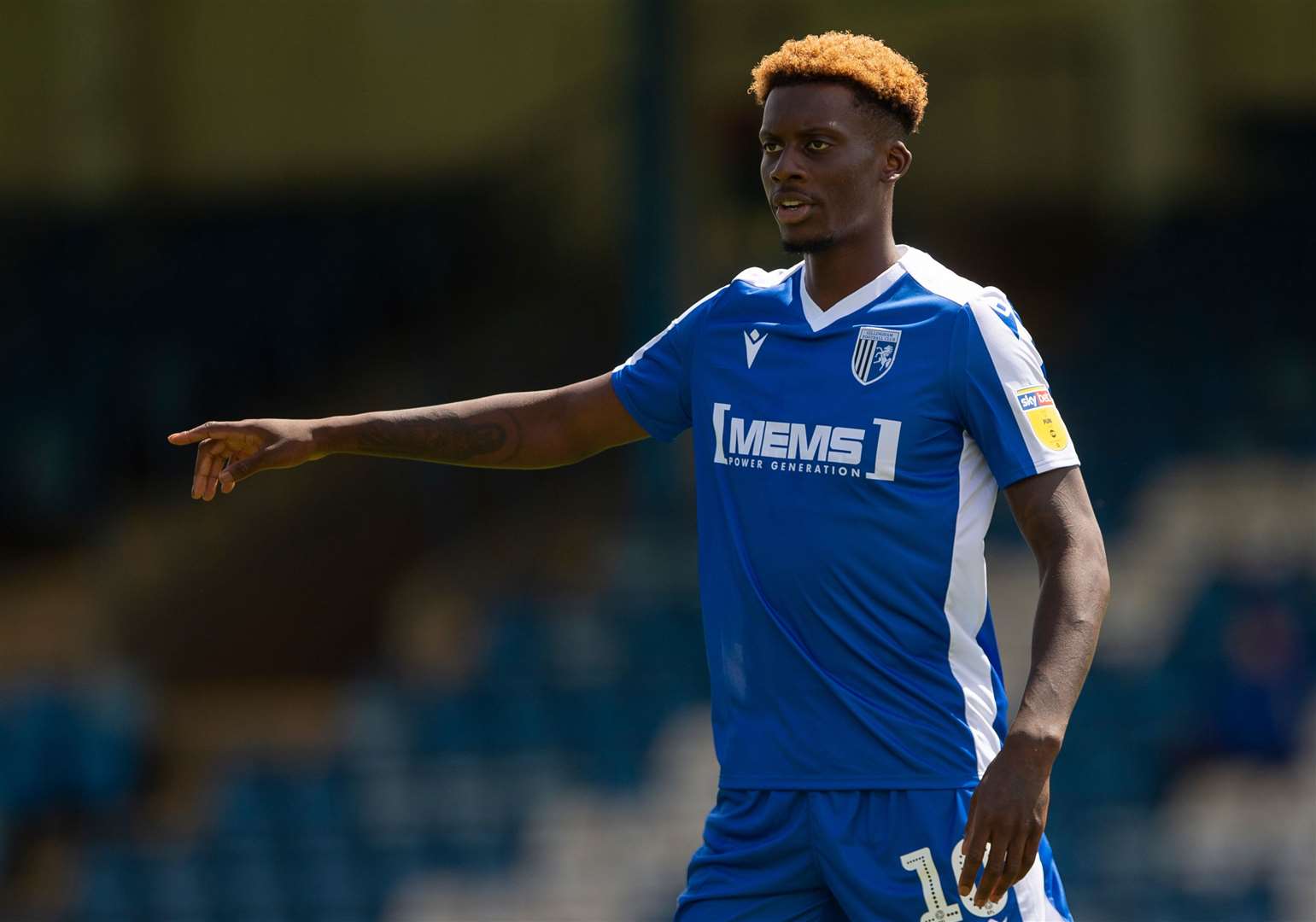 Mikael Ndjoli has netted four goals for the Gills in pre-season Picture: Ady Kerry