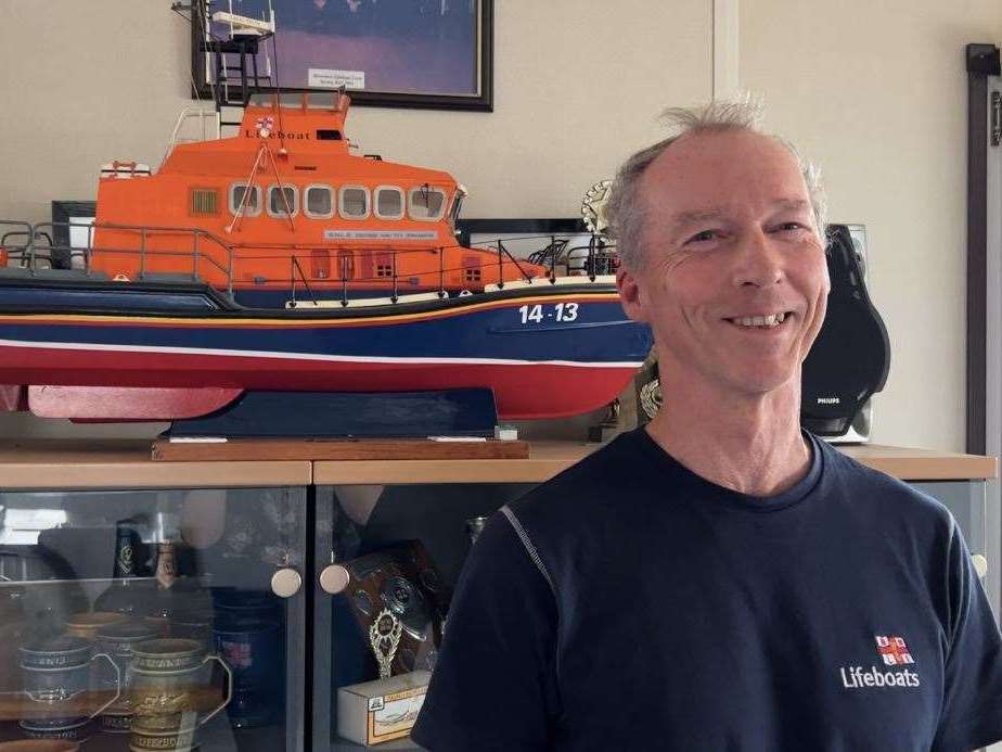 Paul Jarvis, coxswain at Sheerness lifeboat station. Picture: Megan Carr