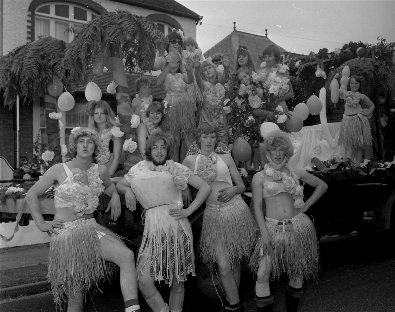 One of the floats at Herne Bay Carnival in August 1977