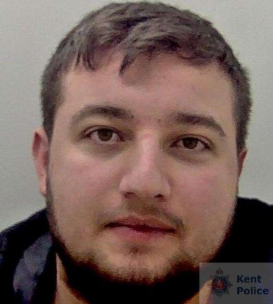 Sali Igalliu was jailed for two years and three months. Picture: Kent Police