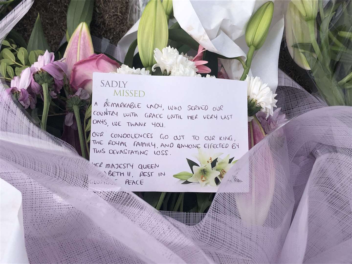 Messages of condolences have been left