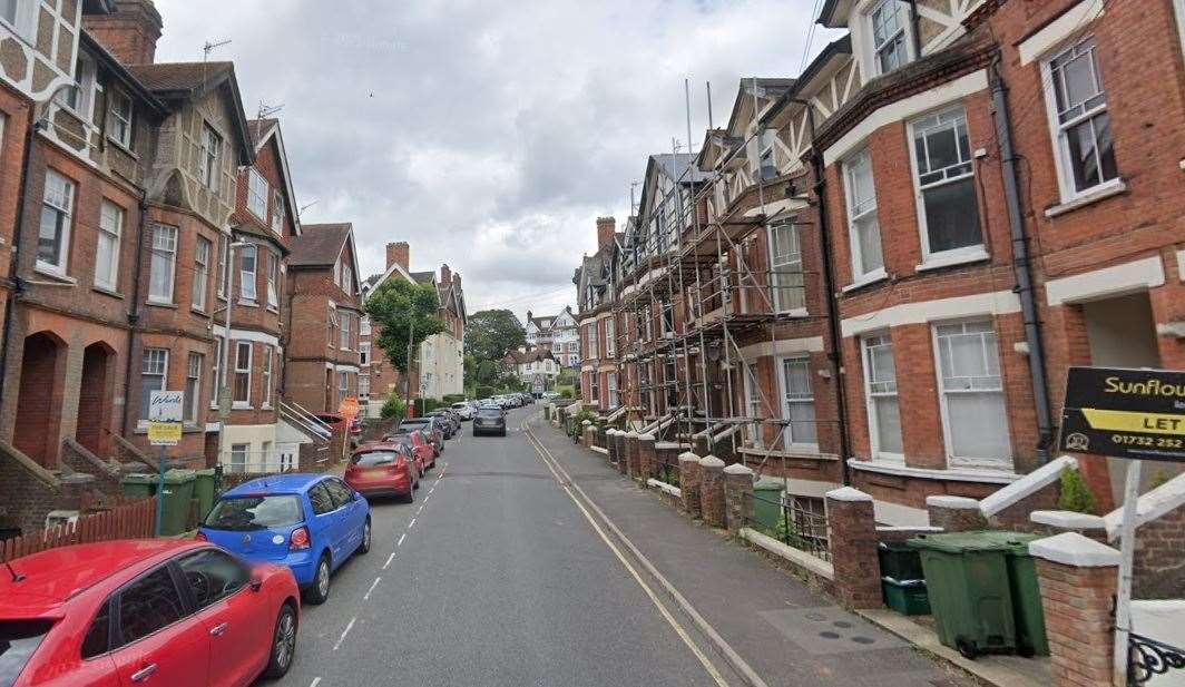 Lime Hill Road, Tunbridge Wells, where Sid Vicious cadged a cigarette. Picture: Google