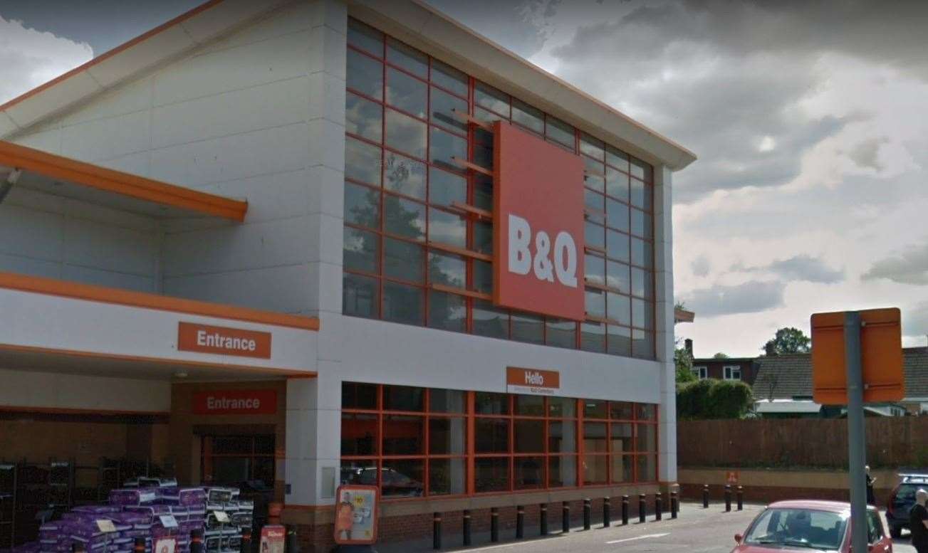The Canterbury B&Q branch has reopened. Picture: Google Street View