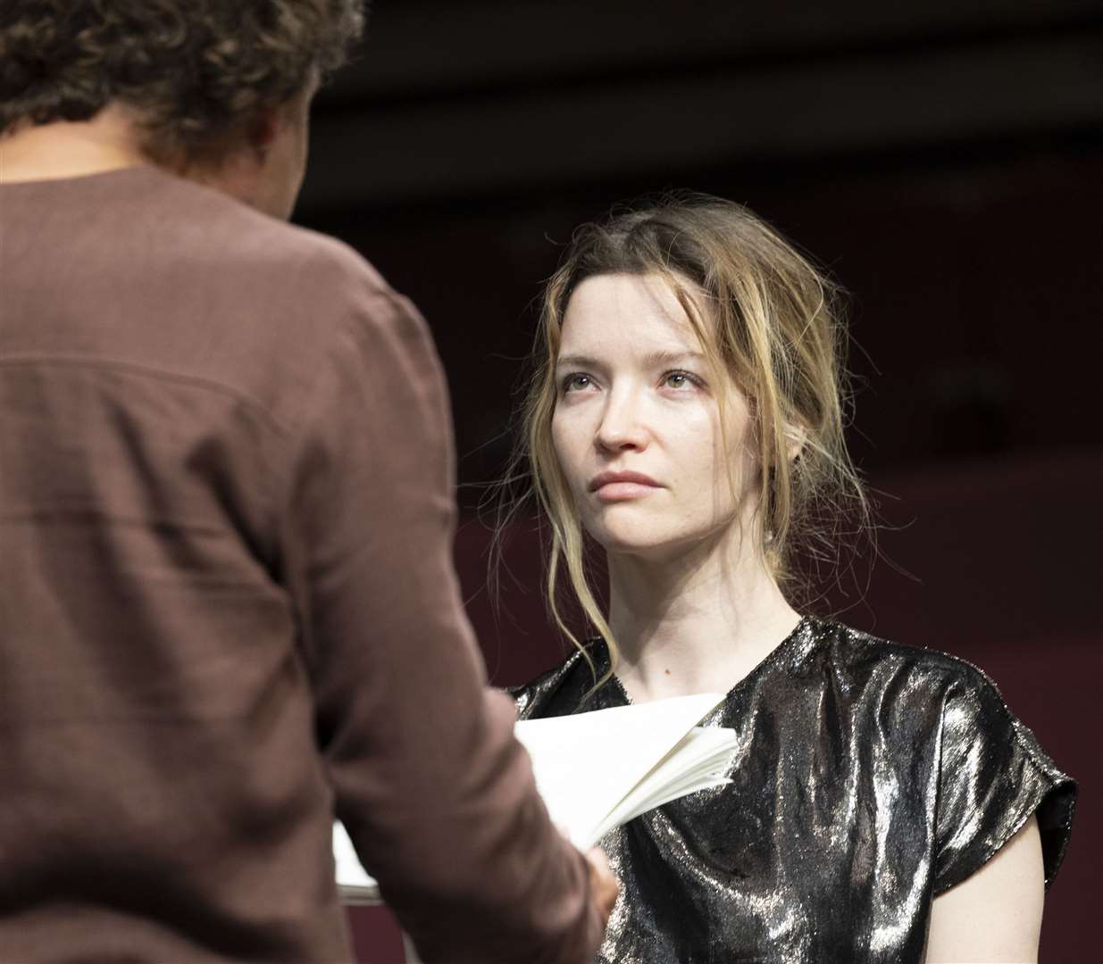 Talulah Riley starring opposite Dominic West. Picture: Kevin Ralph