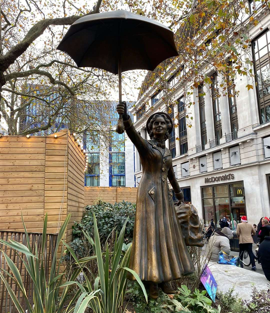 Mary Poppins was one of the 'Scenes on the Square'