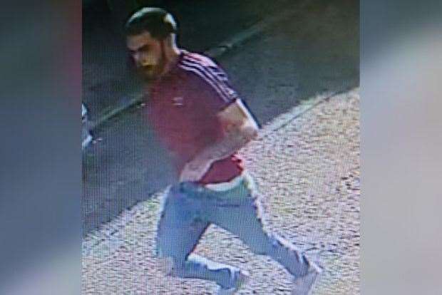 Police have released a CCTV image of a man they would like to identify following the incident in Charlotte Street, Sittingbourne. Picture: Kent Police