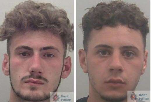Jim Smith (left) and Benjamin Lee (right) have both been jailed. Photo: Kent Police