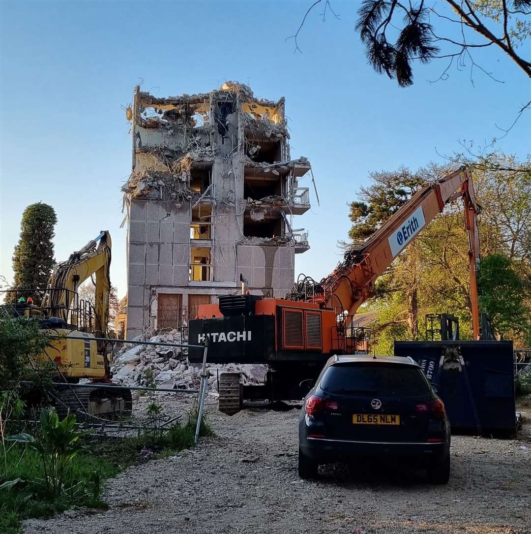 Springfield library in Maidstone is being knocked down. Picture: Darren Hartley