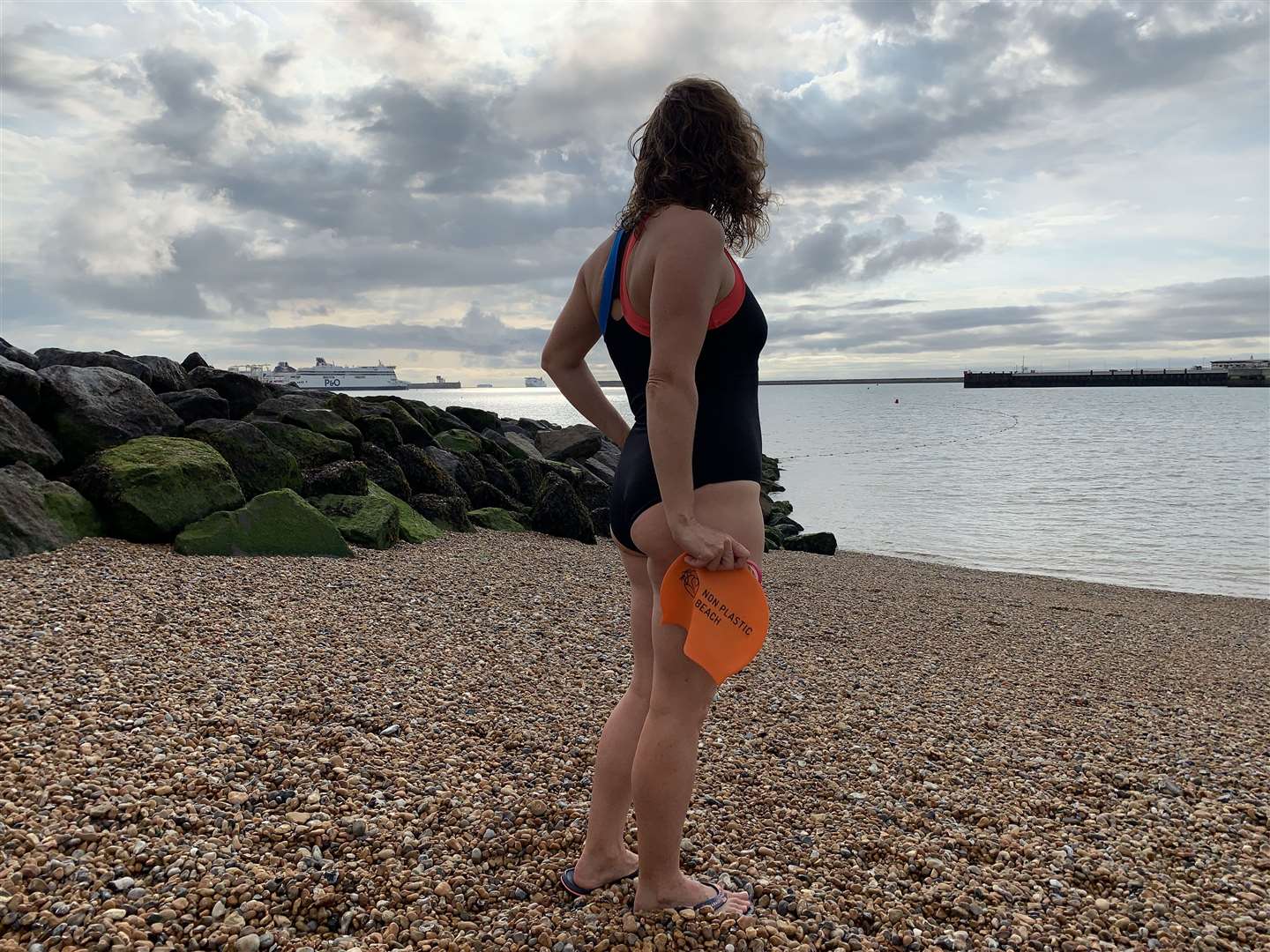 Channel swimmer Sarah Philpott from Dover completed the first of three Triple Crown challenges in 2020
